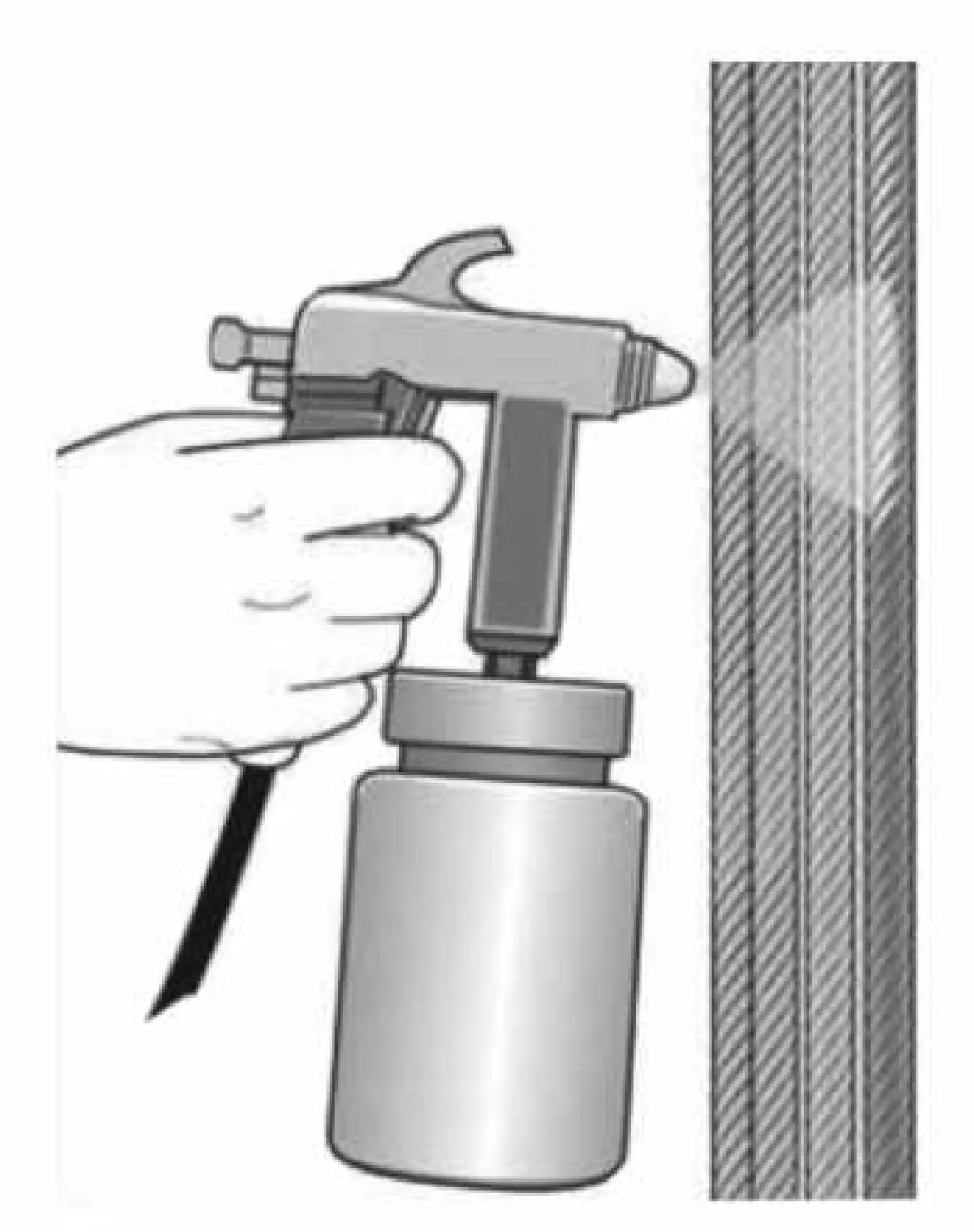 Sodronykötél kenése spray-vel Acélsodronykötél folyamatos újrakenése és karbantartása spray-vel