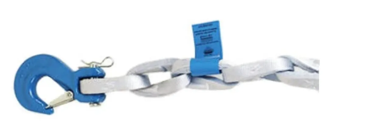 Ultra-könnyű nagyszilárdságú UHMwPE alapanyagú Dyneema Tycan textil emelőlánc szerelvényezett függesztékek gyártásához | Texem