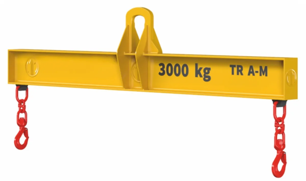 TexBeam TR fix hegesztett acélszerkezetű emelőgerenda | Texem exBeam TR típusú fix felfüggesztésű, mechanikusan hegesztett zártszelvény ipari teheremelő traverz felső központi függesztőszemmel | Texem